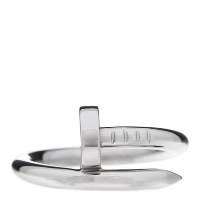 Cartier 18K White Gold Juste Un Clou Ring 50 5.25 1 of 4