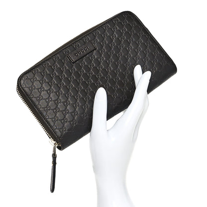Gucci Microguccissima Large Zip Around Organizer Wallet Brown 2 of 12
