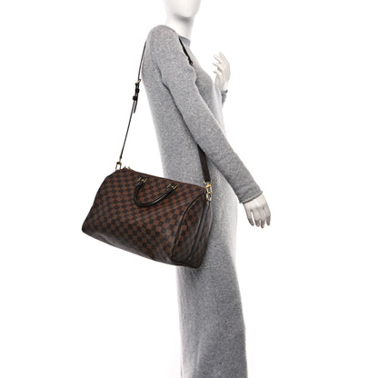 Louis Vuitton Damier Ebene Speedy Bandouliere 35 2 of 13