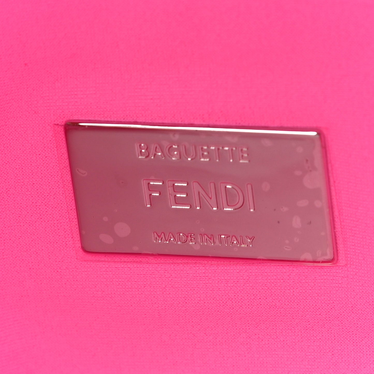 Lycra FF 1974 Embossed Baguette Rosa Fluo