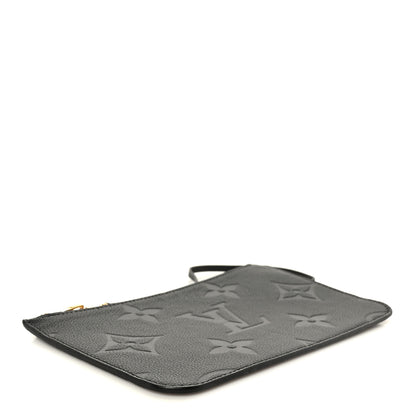 Louis Vuitton Empreinte Monogram Giant Neverfull MM Pochette Black 4 of 9