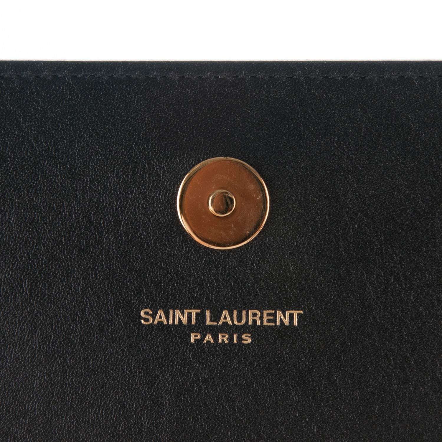 Saint Laurent Calfskin Classic Monogram Kate Heart Clutch Black Rouge 6 of 7