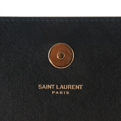 Saint Laurent Calfskin Classic Monogram Kate Heart Clutch Black Rouge 6 of 7