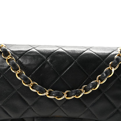 Chanel Lambskin Quilted Small Double Flap Black 9 of 11