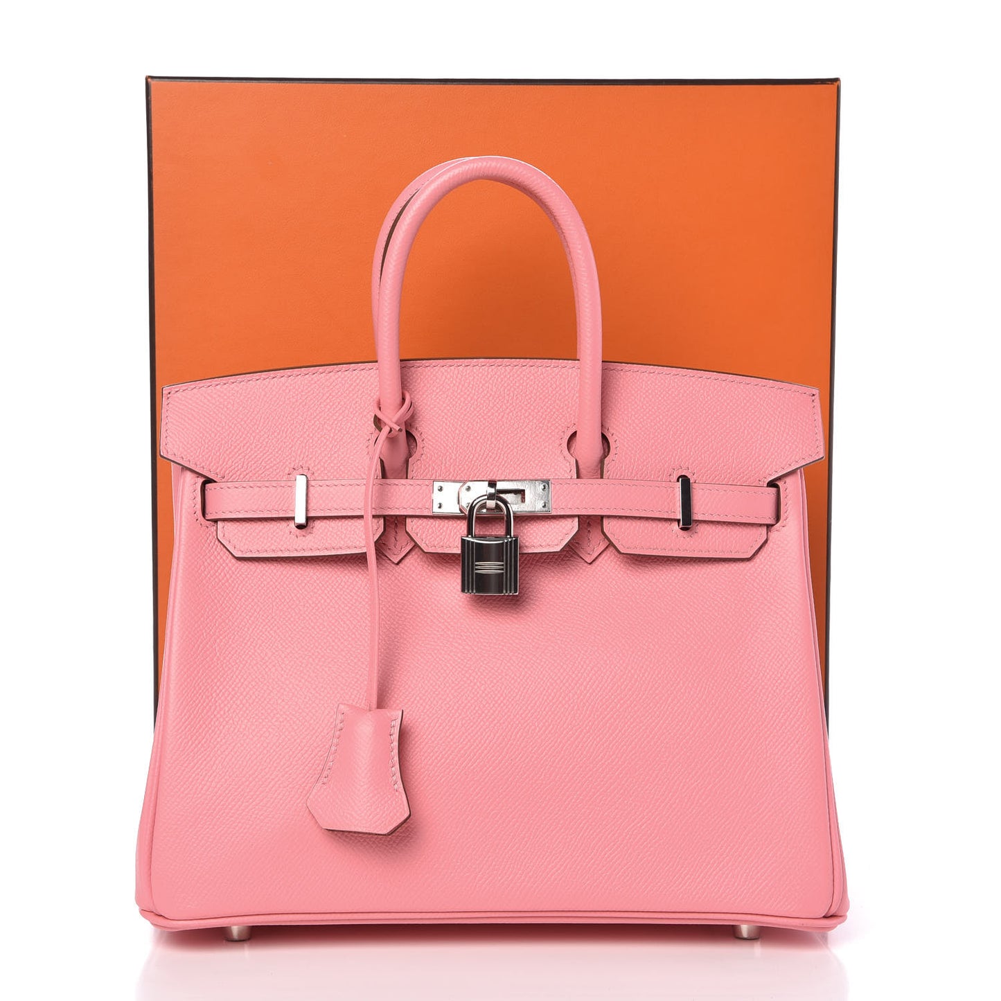 Epsom Birkin 25 Rose Confetti