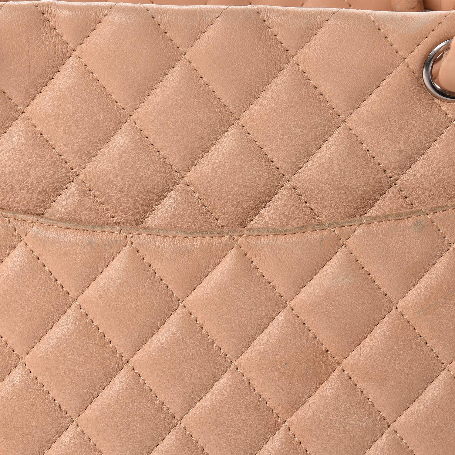 Chanel Calfskin Quilted Large Cambon Tote Beige 14 of 23