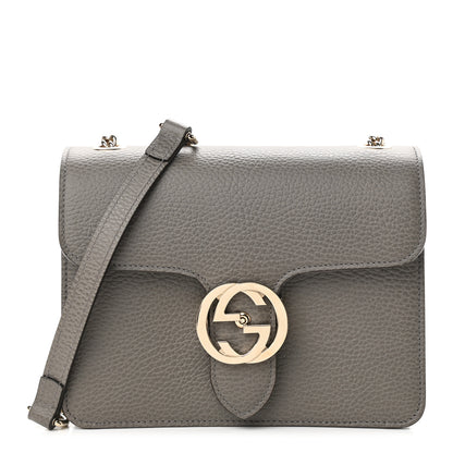 Gucci Dollar Calfskin Small Interlocking G Shoulder Bag Loess 1 of 9