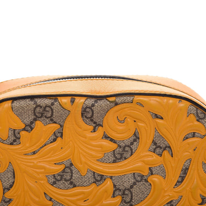 Gucci GG Supreme Monogram Arabesque Mini Chain Shoulder Bag Beige Yellow 15 of 21
