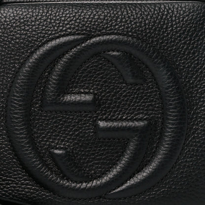 Gucci Pebbled Calfskin Small Soho Disco Bag Black 9 of 11