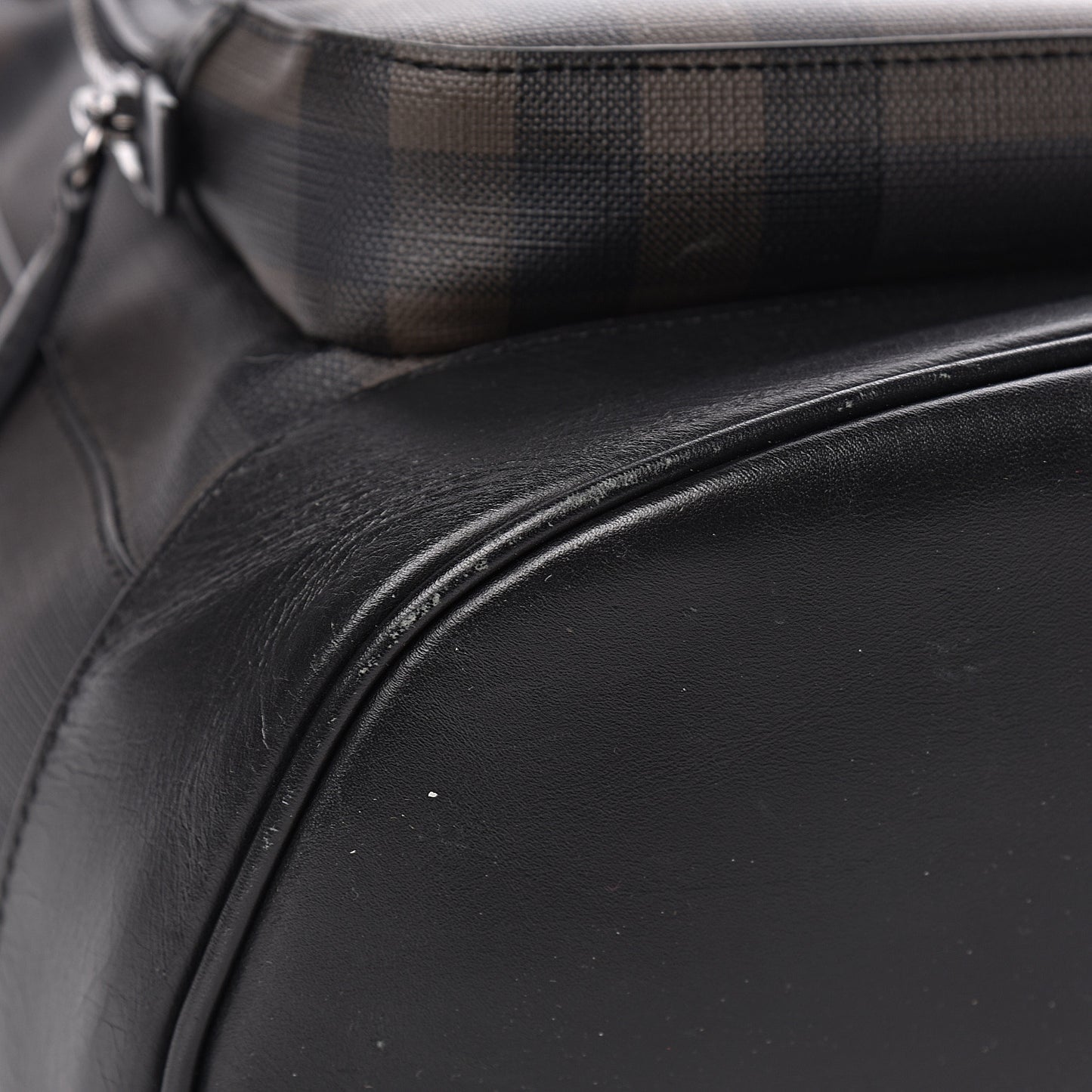 Smoked Check Backpack Black Brown