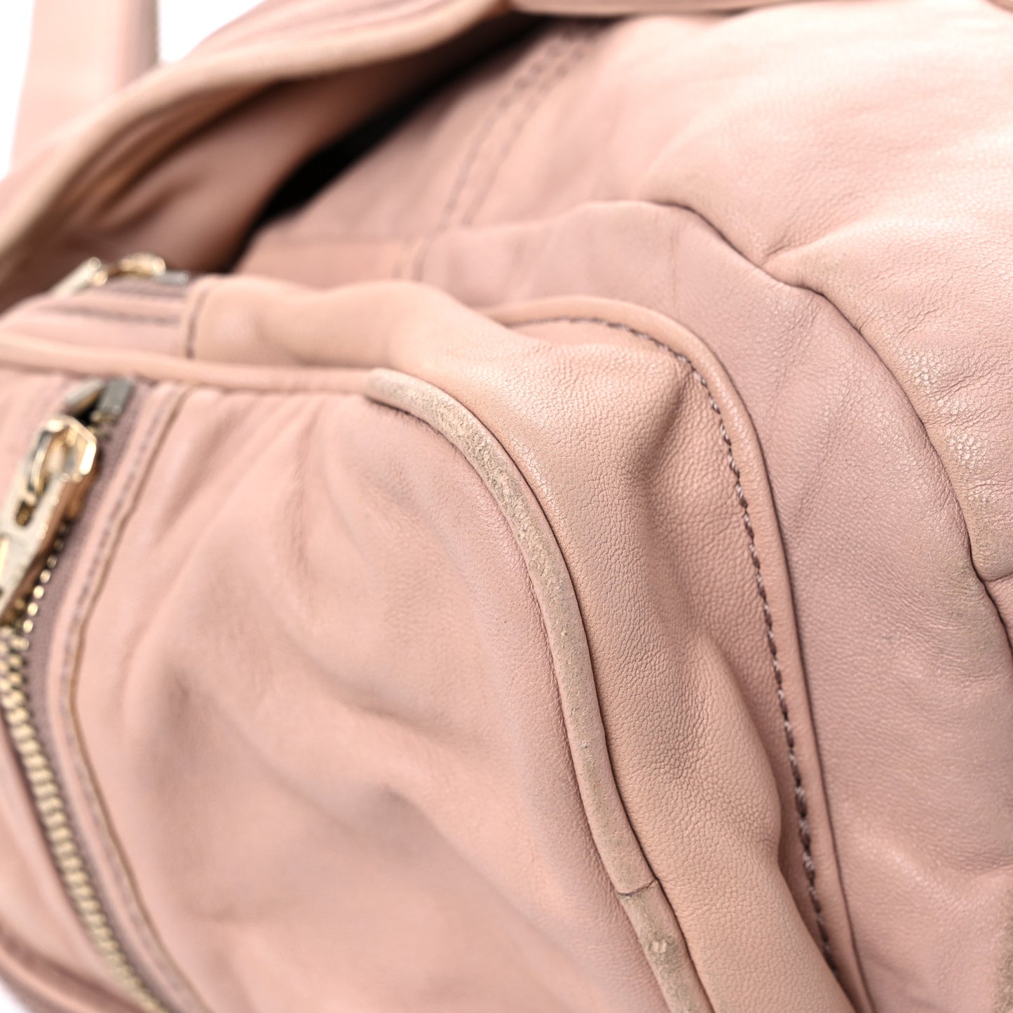 Lambskin Mini Marti Backpack Pink Gold Hardware
