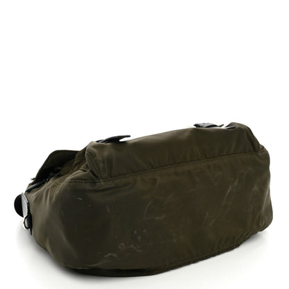Prada Tessuto Nylon Saffiano Messenger Bag Mimetico 4 of 11