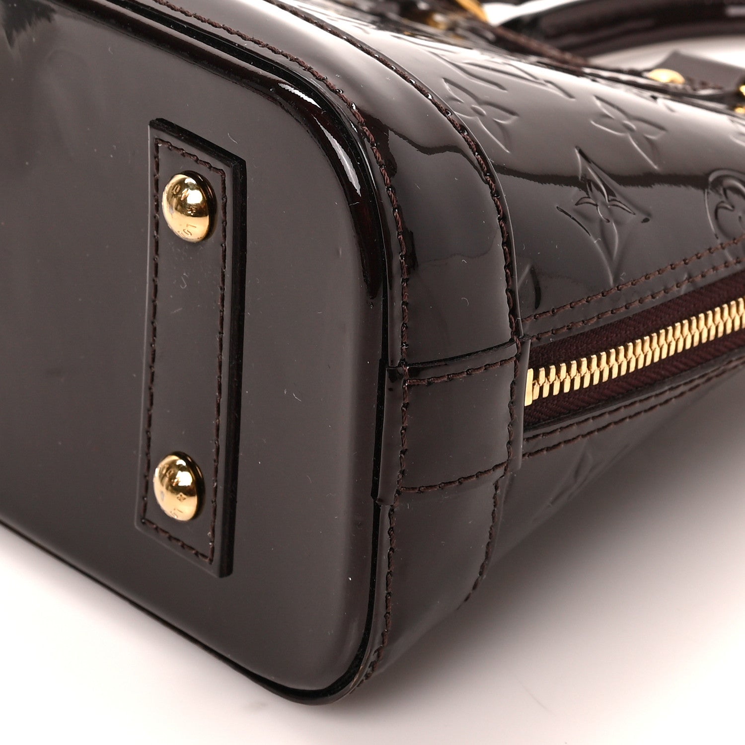 Louis Vuitton Vernis Alma BB Amarante 8 of 8