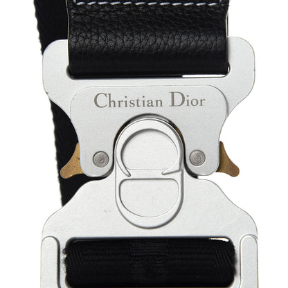 Christian Dior Calfskin Mens Saddle Bag Black 9 of 12