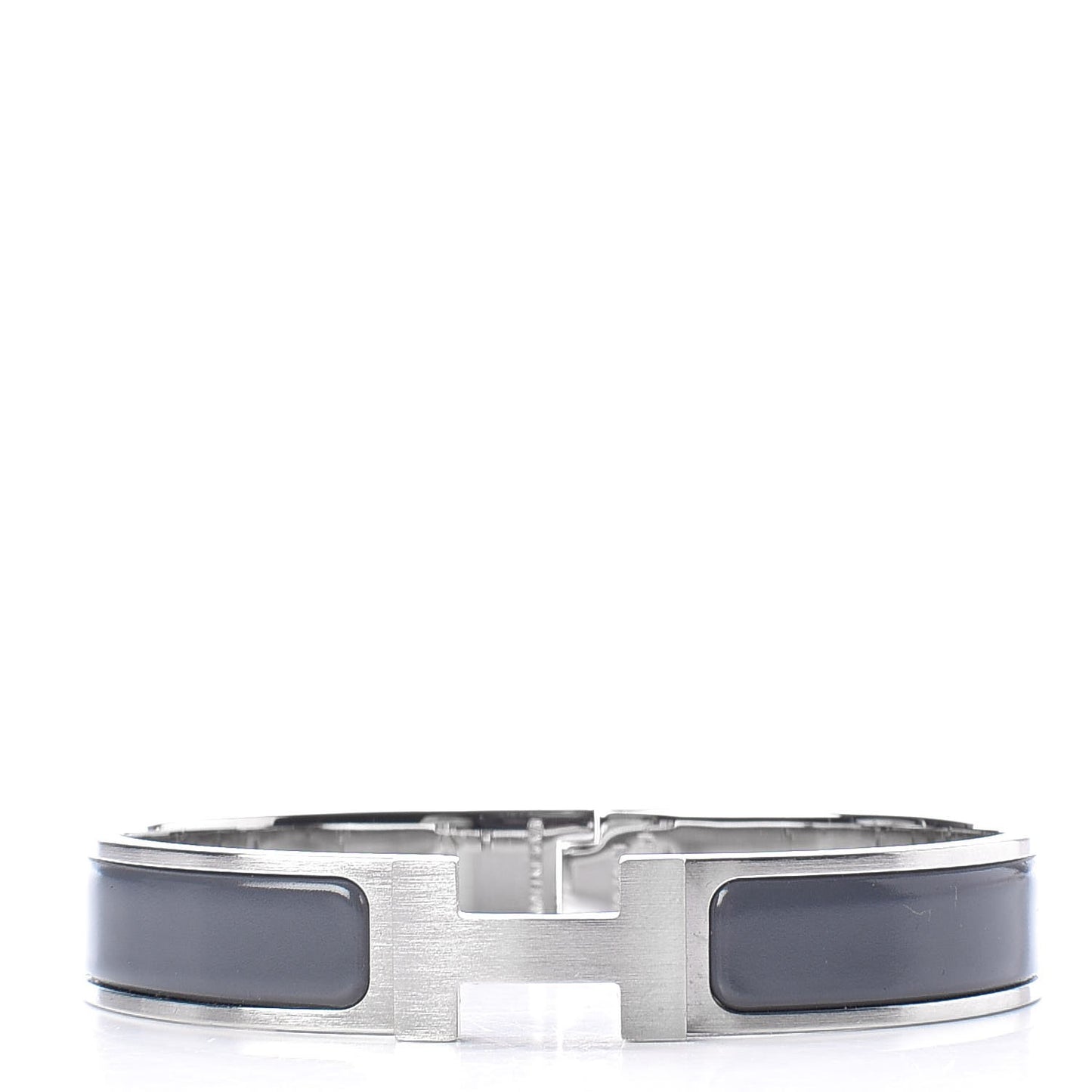 Matte Enamel Narrow Clic Clac HH Bracelet GM Slate