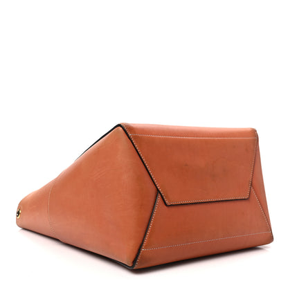 Celine Natural Calfskin Sangle Bucket Bag Terracotta 4 of 10