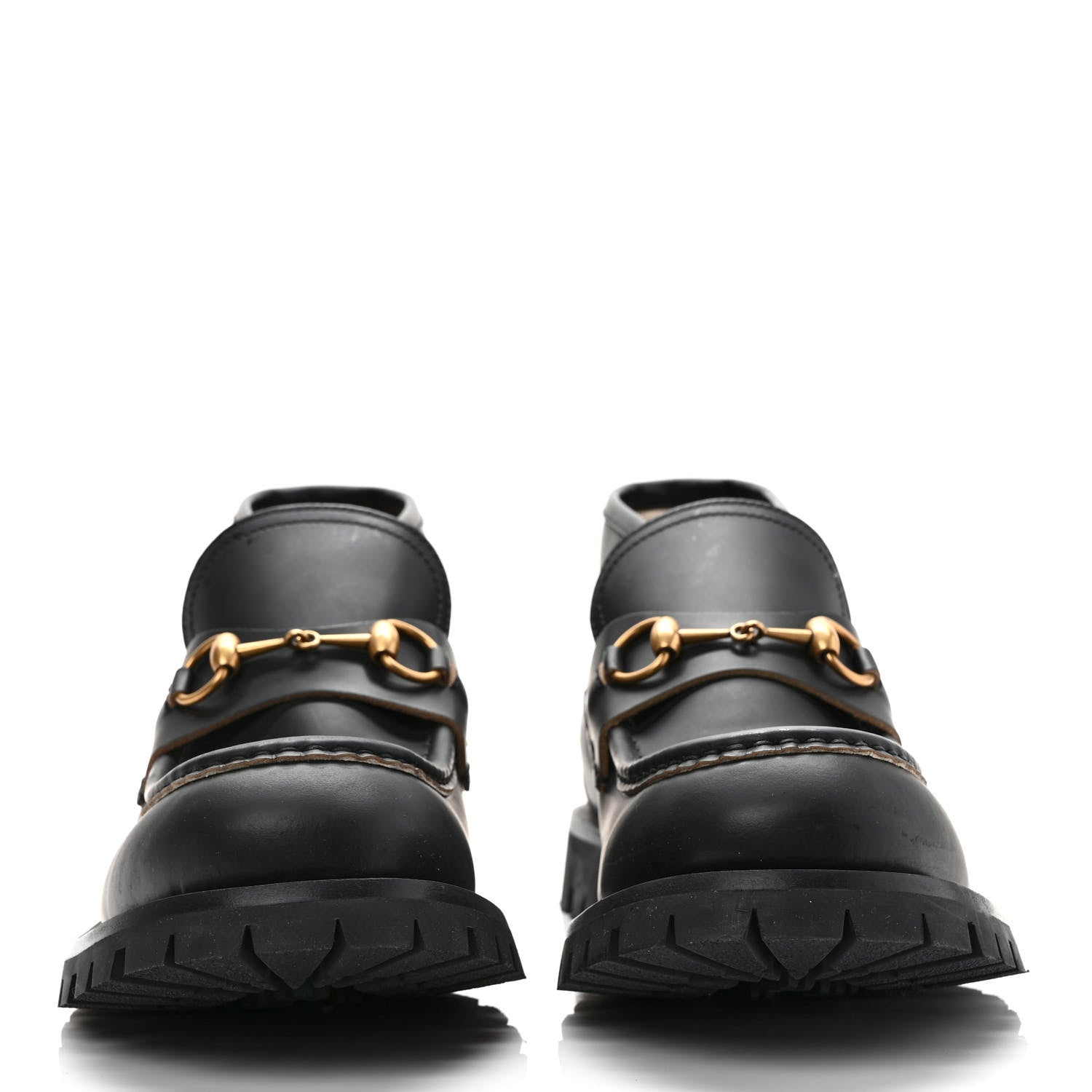 Gucci Cordovan Lux Mens Harald Horsebit Ankle Boots 10 Black 2 of 9