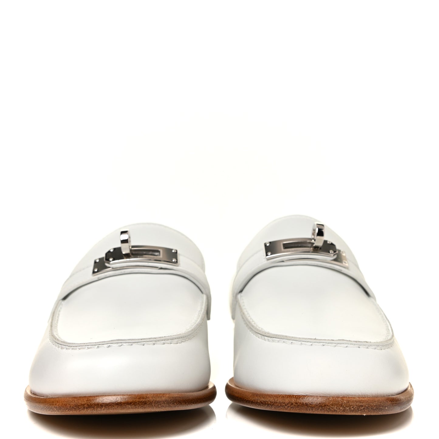 Calfskin Womens Destin Loafer 37 White