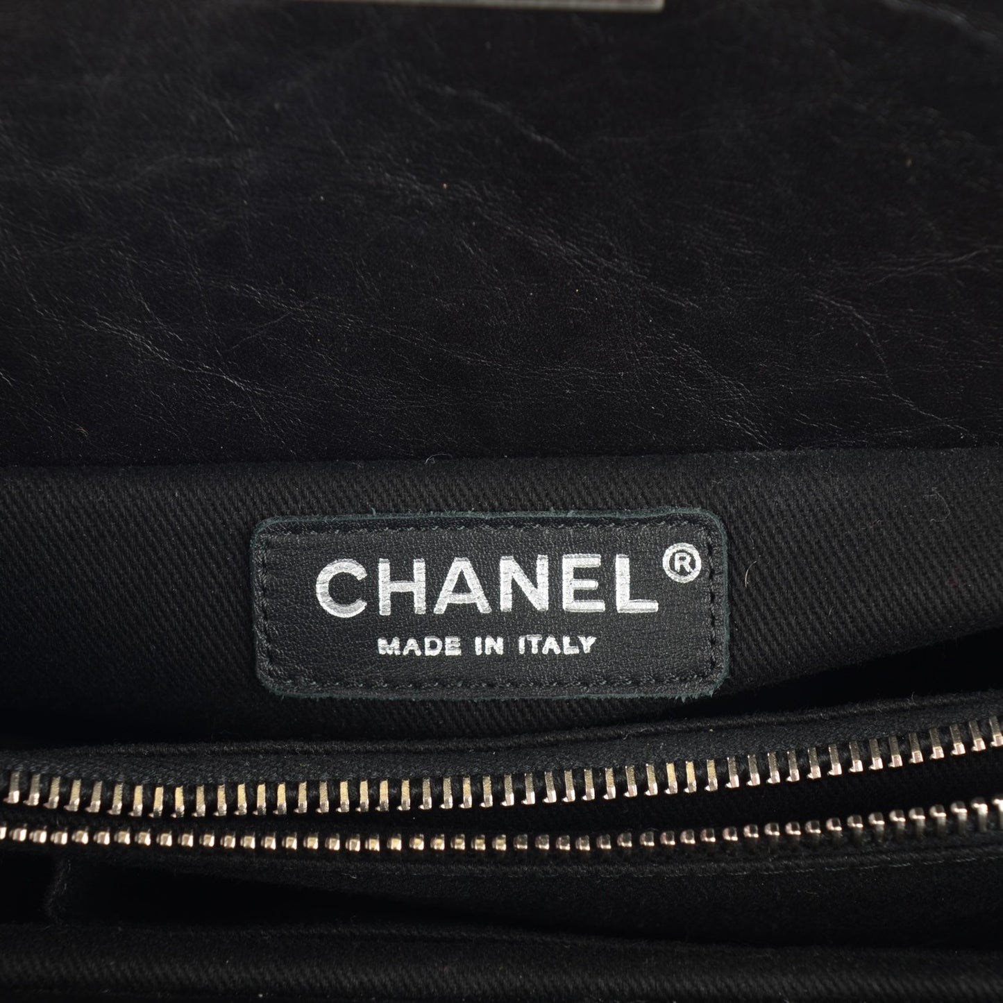 Aged Calfskin Quilted Reissue 2.55 Tote Black