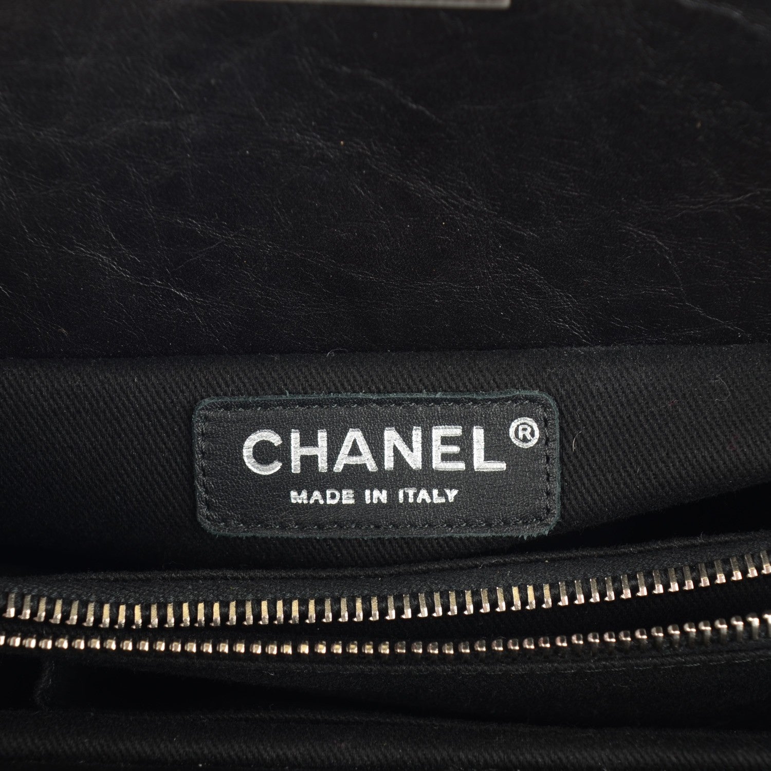 Chanel Aged Calfskin Quilted Reissue 2.55 Tote Black 6 of 8