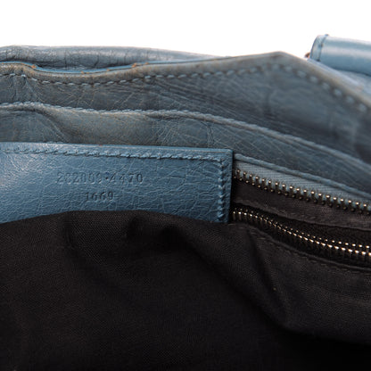 Balenciaga Agneau Giant 12 Silver Hardware Part Time Bleu Indigo 10 of 10