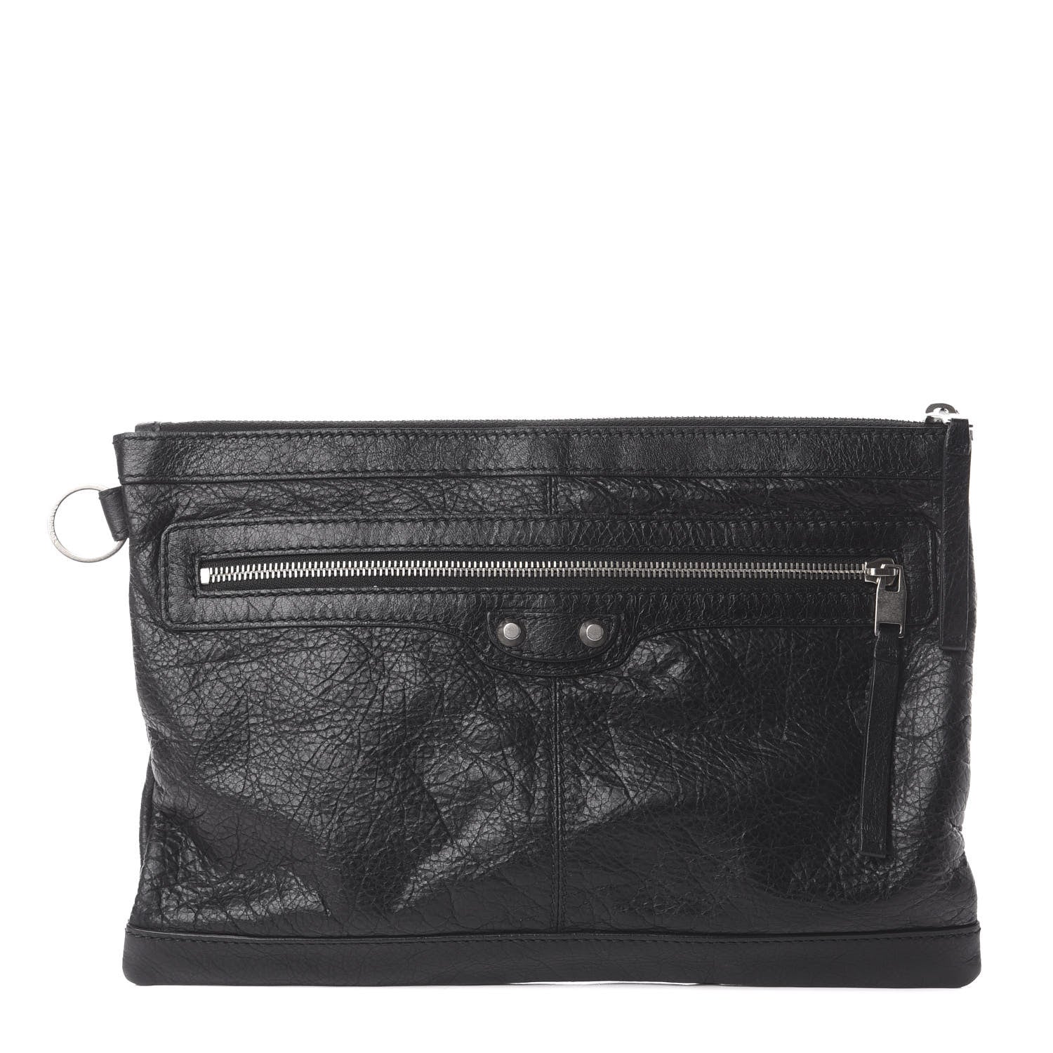 Balenciaga Agneau Arena Classic Hardware Medium Clip Black 1 of 6