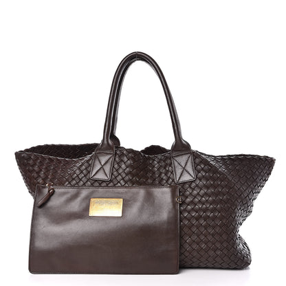 Bottega Veneta Nappa Intrecciato Medium Cabat Ebano 3 of 19