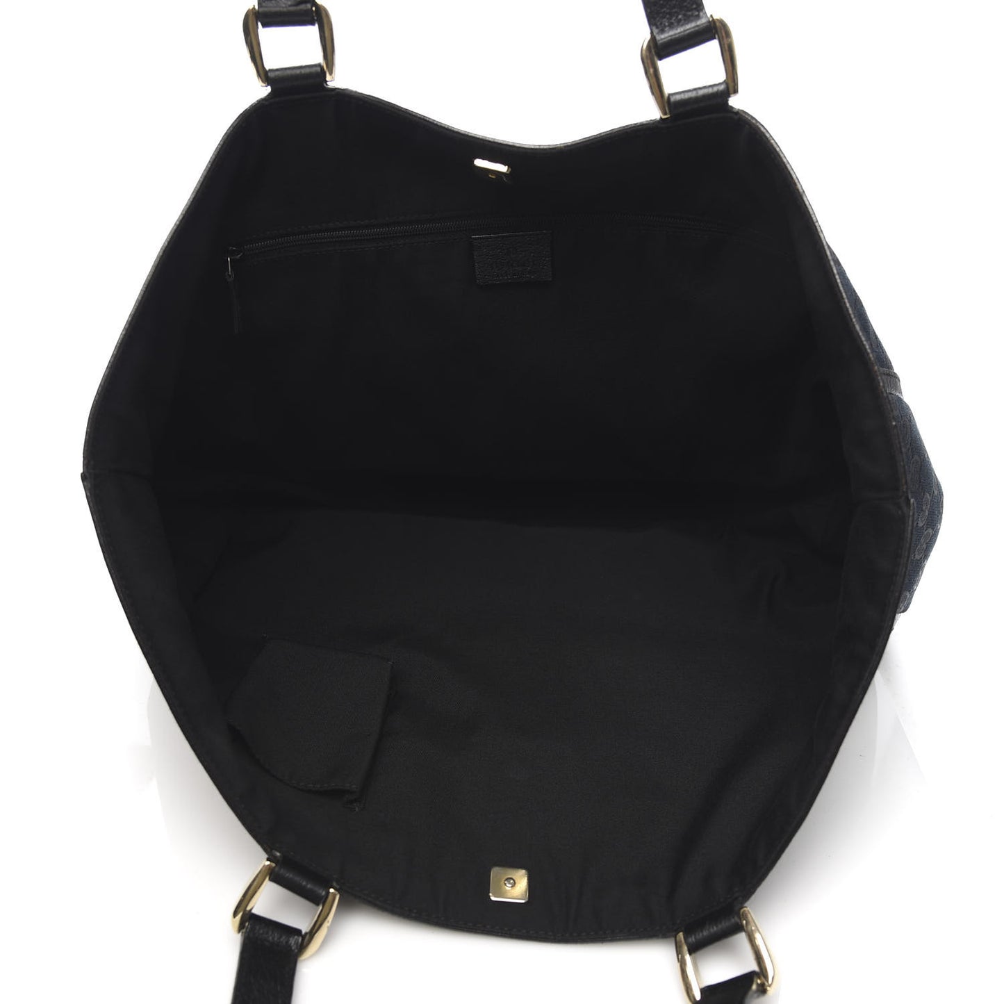 Monogram Large Abbey Tote Black