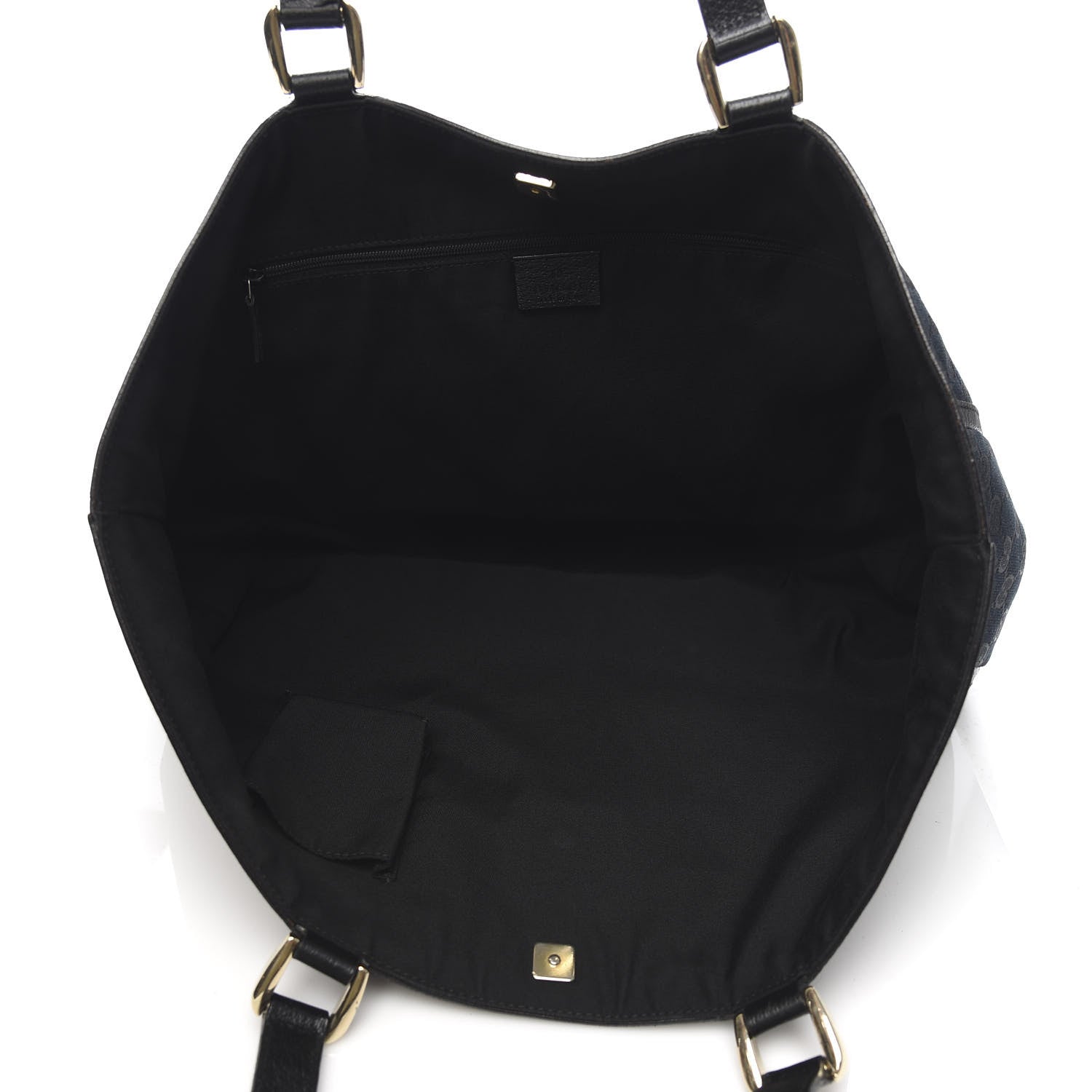 Gucci Monogram Large Abbey Tote Black 5 of 10