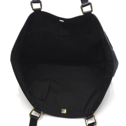 Gucci Monogram Large Abbey Tote Black 5 of 10
