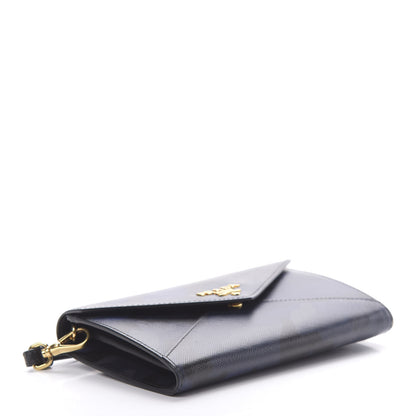 Prada Saffiano Camouflage Print Wristlet Wallet Royal 4 of 7