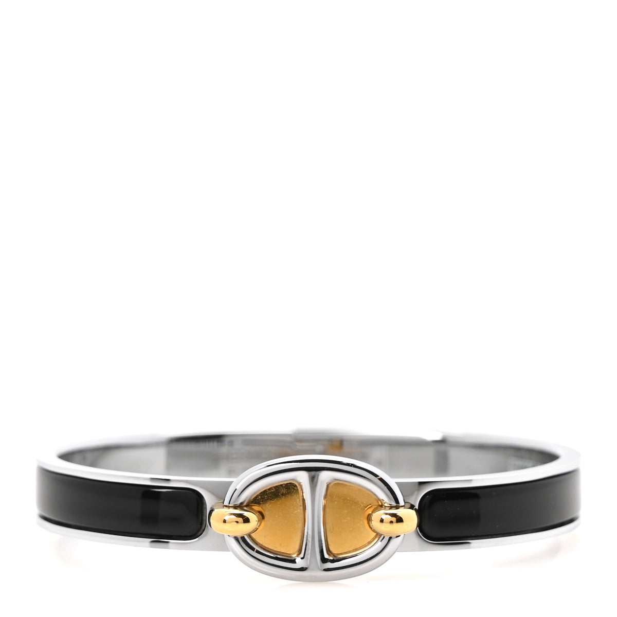 Enamel Mini Clic Chaine d'Ancre Bracelet PM Black