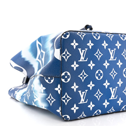 Louis Vuitton Monogram Escale Neonoe MM Blue 9 of 10