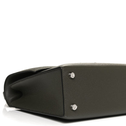 Hermes Epsom Verrou 21 Vert De Gris 8 of 10