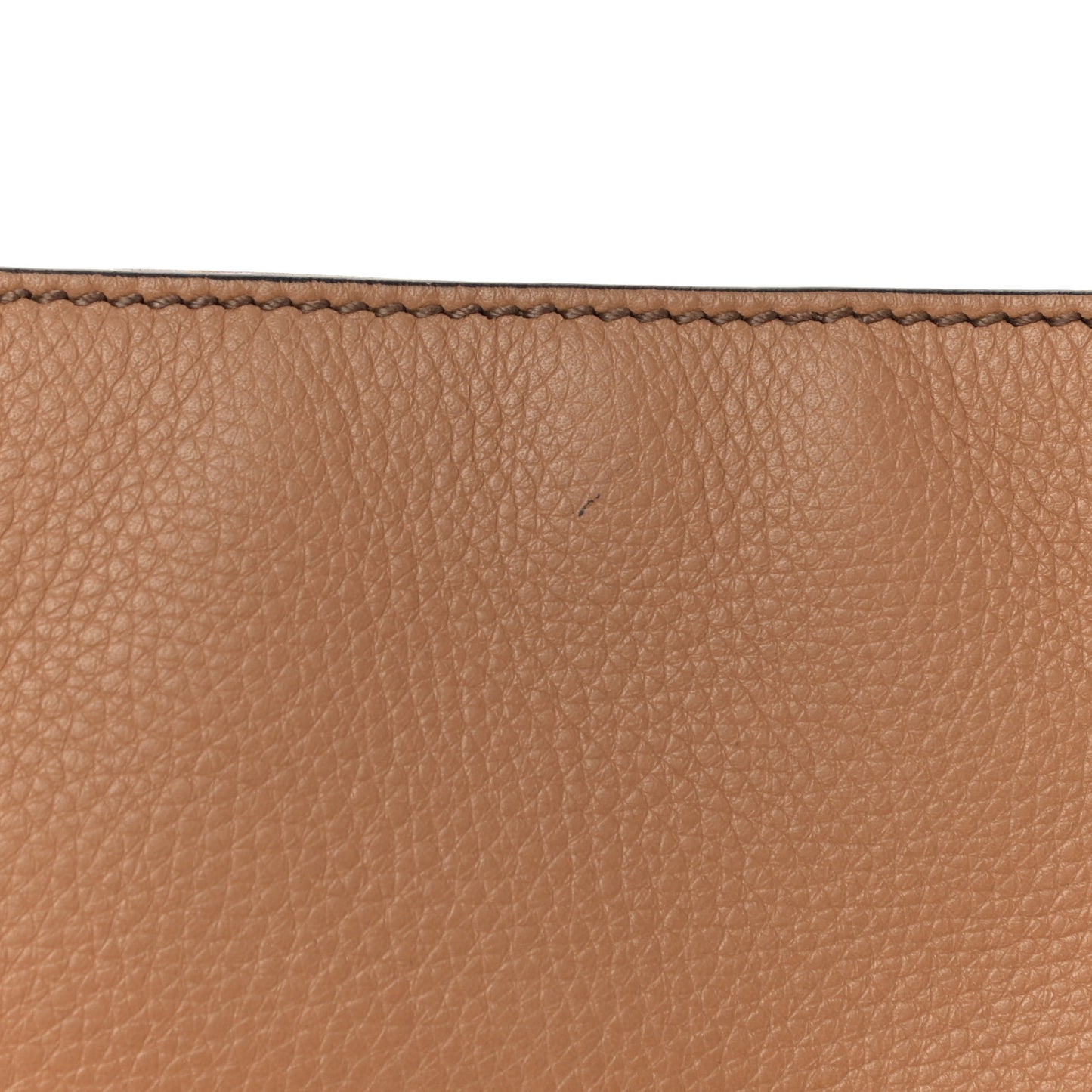 Pebbled Calfskin Medium Soho Flap Crossbody Camelia