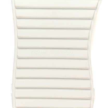 Louis Vuitton Lambskin Monogram Time Out Sneakers 37 White 8 of 9