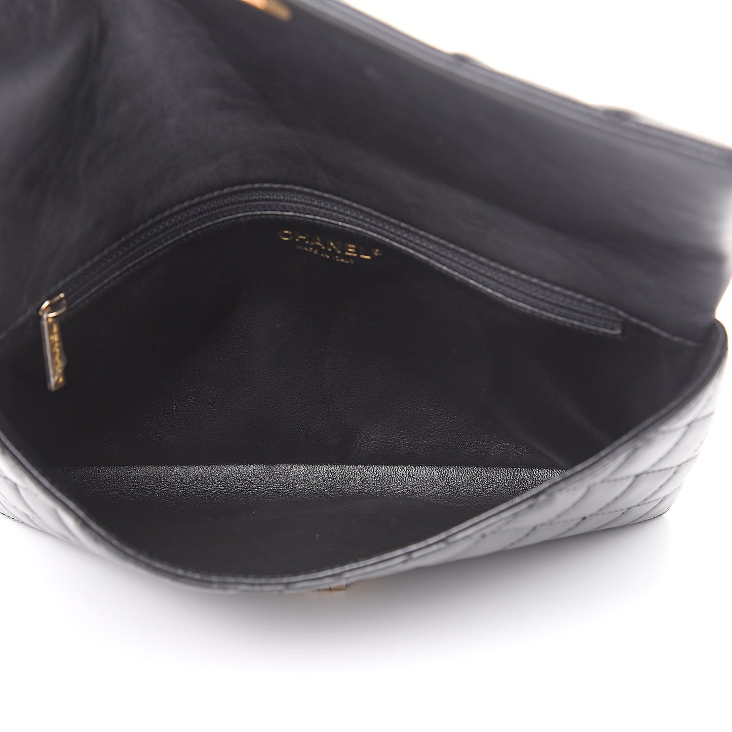 Aged Calfskin Quilted Reissue 2.55 Clutch Black