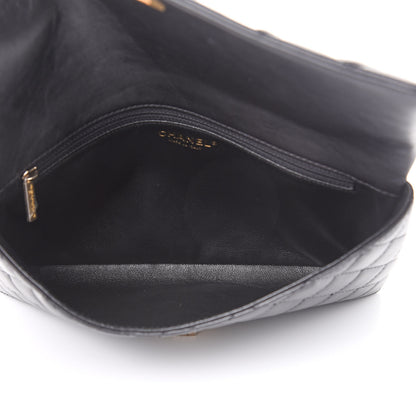 Chanel Aged Calfskin Quilted Reissue 2.55 Clutch Black 5 of 9