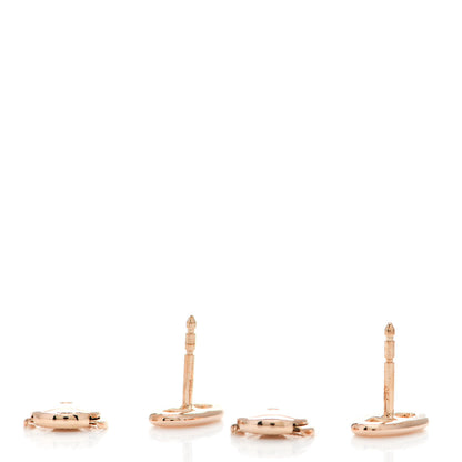 Hermes 18K Rose Gold TPM Farandole Stud Earrings 5 of 6