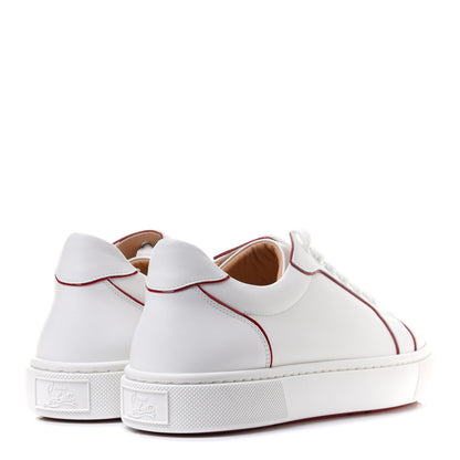 Christian Louboutin Patent Calfskin Vieira Flat Sneakers 40 White Loubi 4 of 10