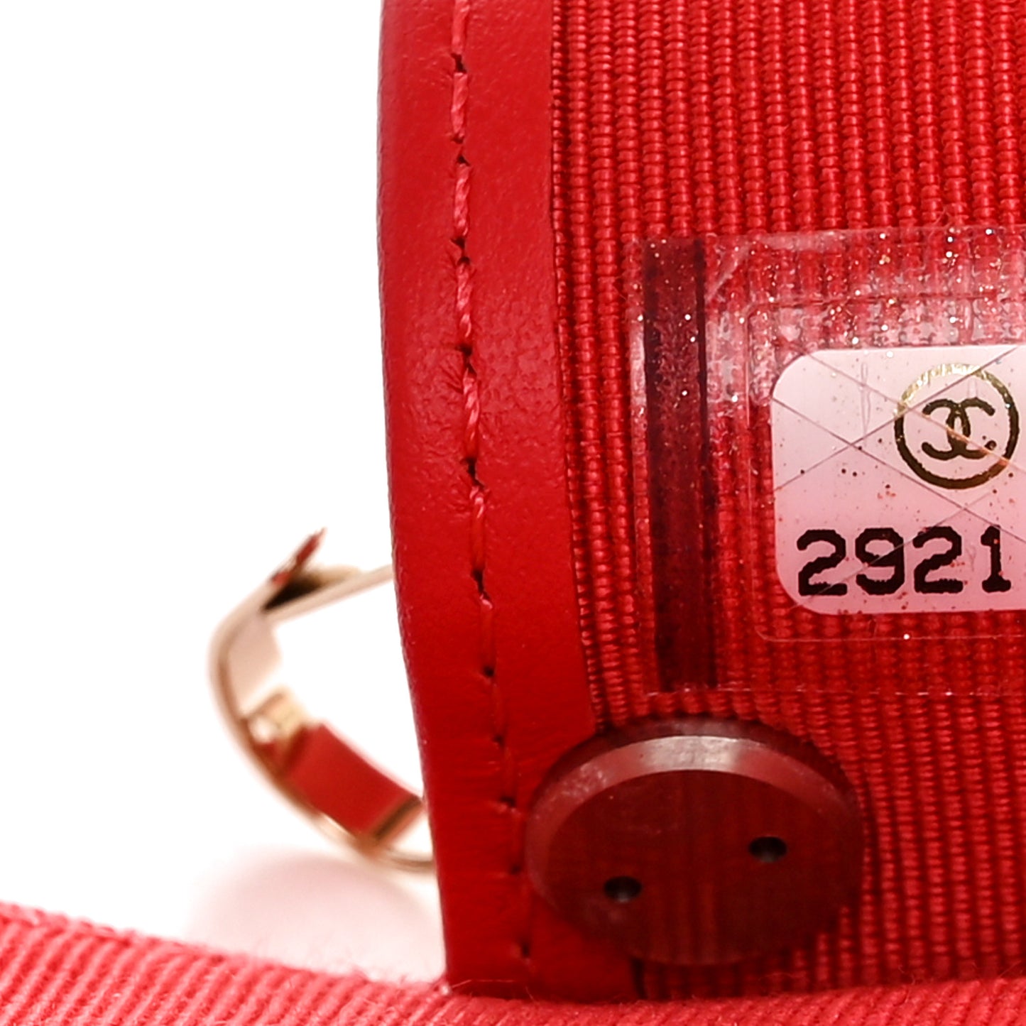 Caviar Quilted Classic 4 Key Holder Wallet Red