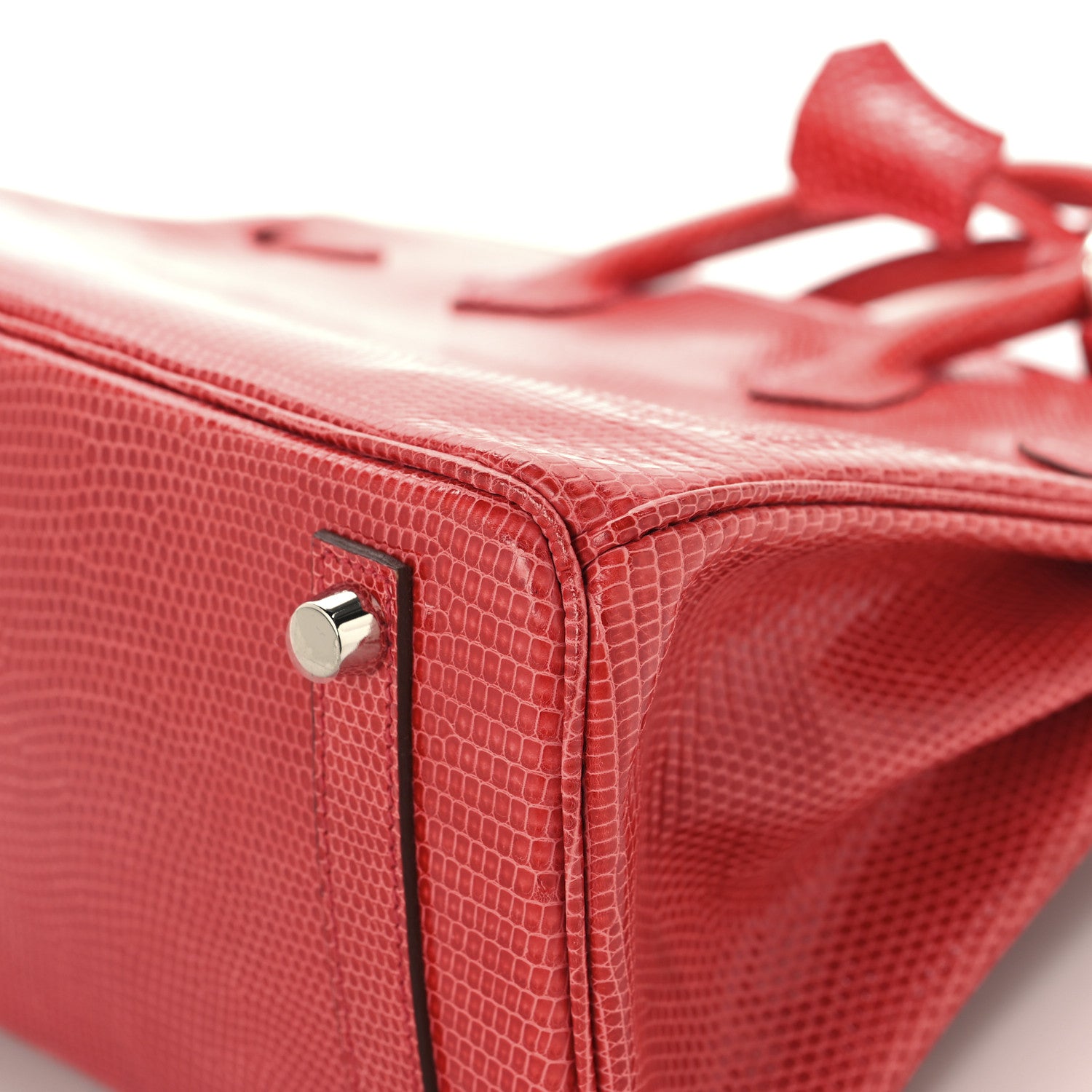 Hermes Lizard Birkin 25 Bougainvillea 12 of 13