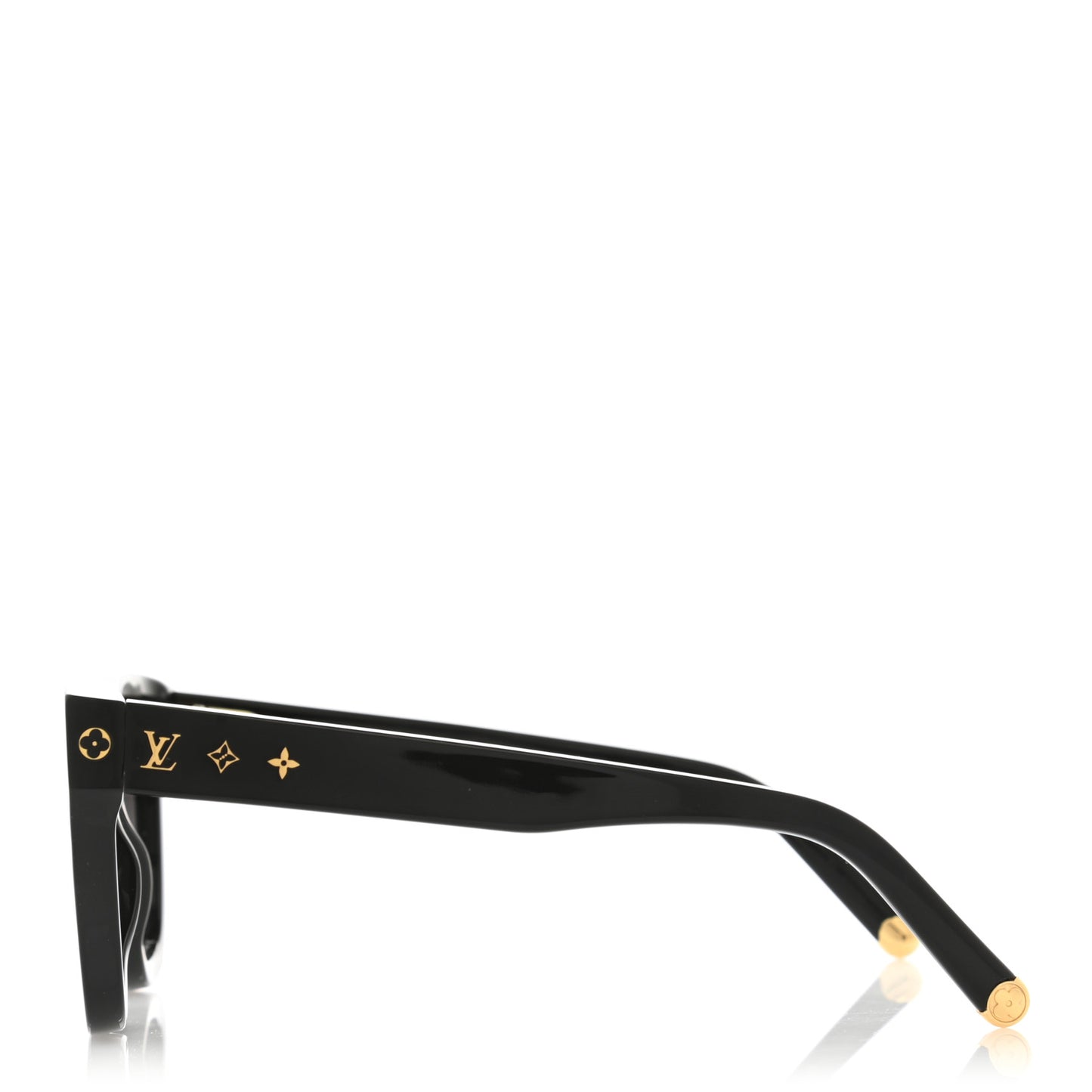 Acetate My Monogram Square Sunglasses Z1523W Black