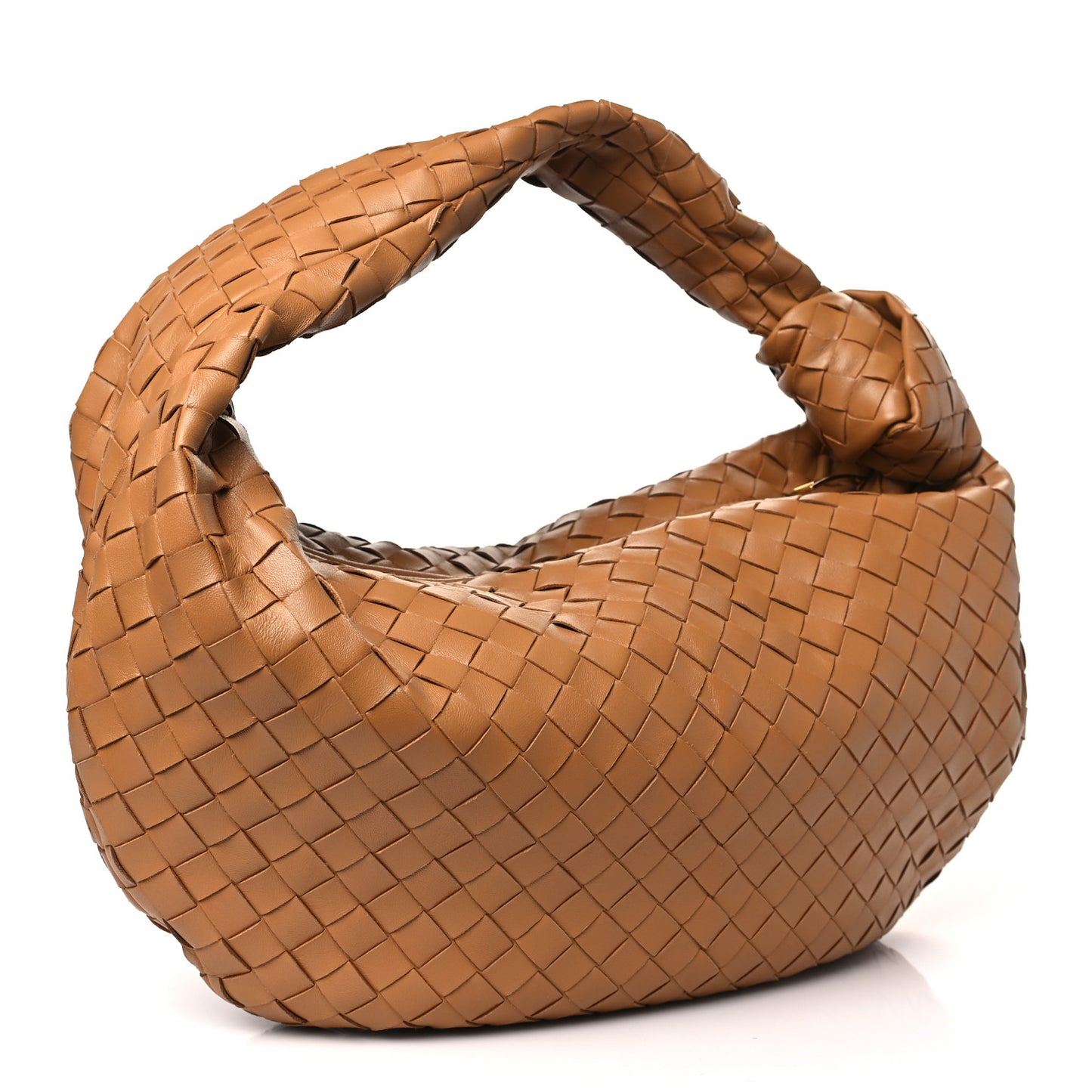 Nappa Intrecciato Small Jodie Caramel
