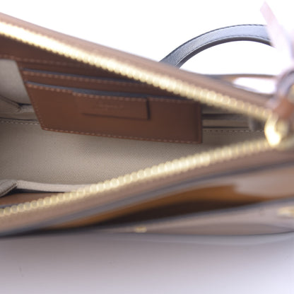 Chloe Glossy Lambskin Sfumato Small Roy Bag Caramel 5 of 9