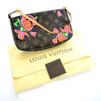 Louis Vuitton Monogram Roses Pochette Accessories 7 of 10