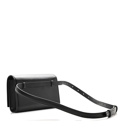 Saint Laurent Smooth Calfskin Monogram Kate Belt Bag Black 3 of 8