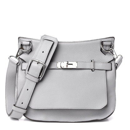 Hermes Taurillon Clemence Jypsiere 28 Bleu Arctic 1 of 14