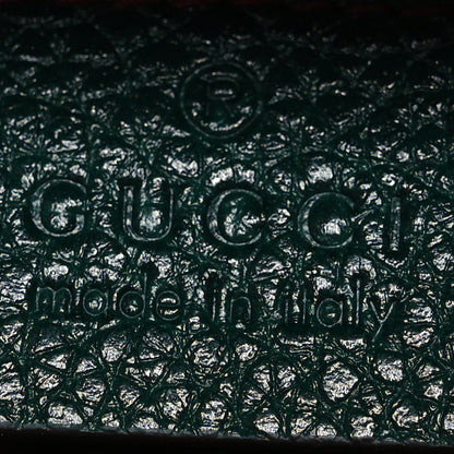 Gucci Grainy Calfskin Small Zumi Shoulder Bag Vintage Green 8 of 15