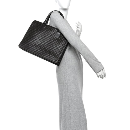 Bottega Veneta Nappa Intrecciato Briefcase Ebano 2 of 15